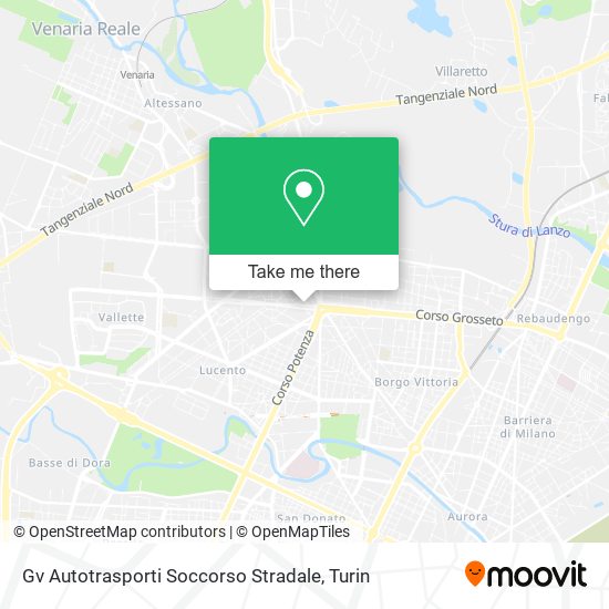Gv Autotrasporti Soccorso Stradale map