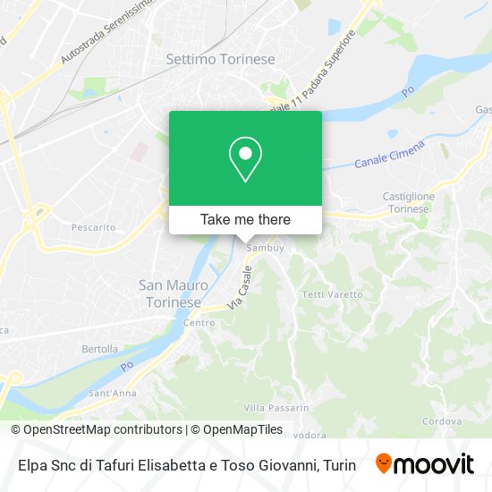 Elpa Snc di Tafuri Elisabetta e Toso Giovanni map