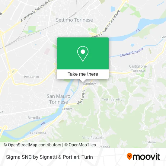 Sigma SNC by Signetti & Portieri map