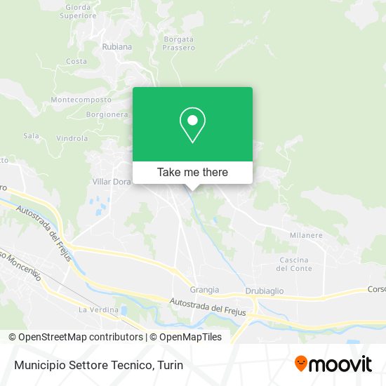 Municipio Settore Tecnico map