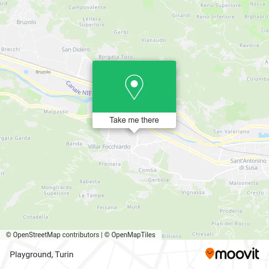 Playground Park map
