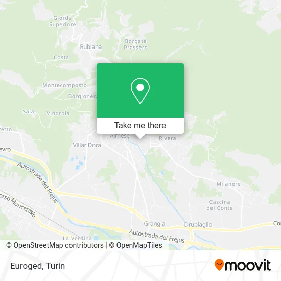 Euroged map