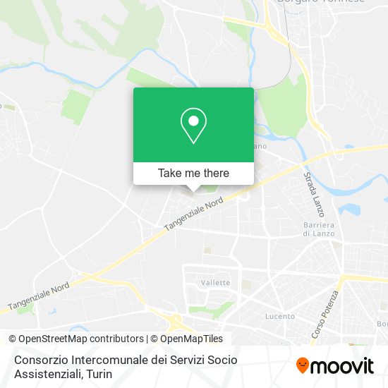 Consorzio Intercomunale dei Servizi Socio Assistenziali map