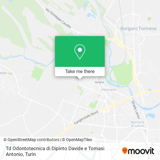 Td Odontotecnica di Dipinto Davide e Tomasi Antonio map