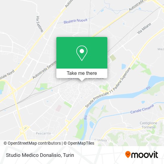 Studio Medico Donalisio map