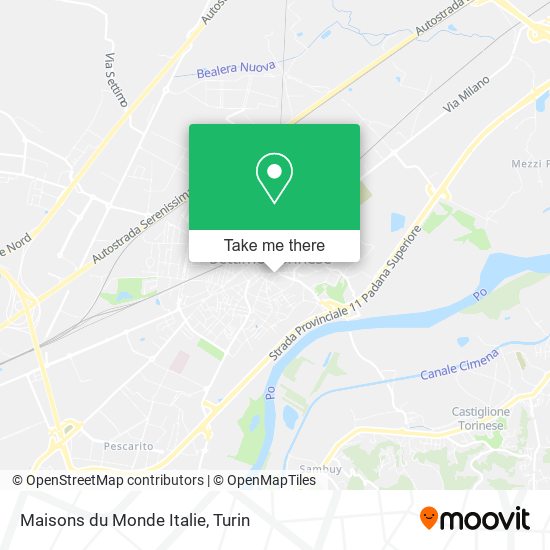 Maisons du Monde Italie map