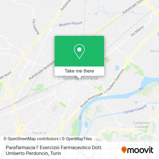 Pharmaceutical Exercise by Dr. Umberto Perdoncin map