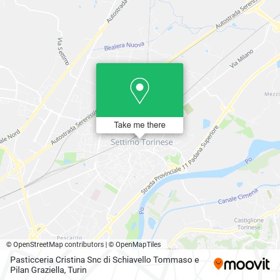 Pasticceria Cristina Snc di Schiavello Tommaso e Pilan Graziella map