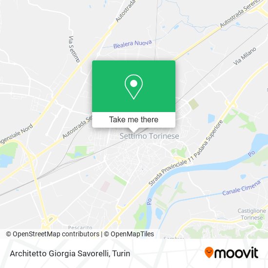 Architetto Giorgia Savorelli map