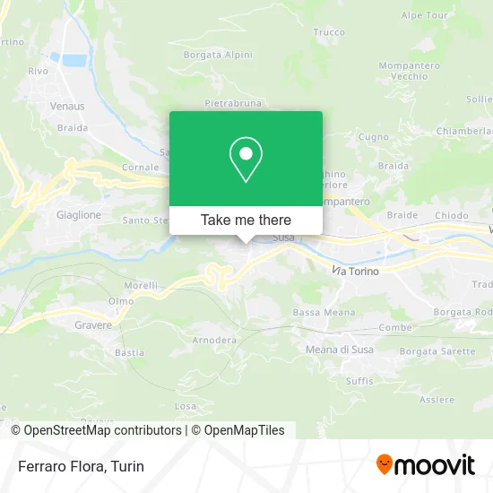 Ferraro Flora map