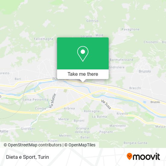 Dieta e Sport map