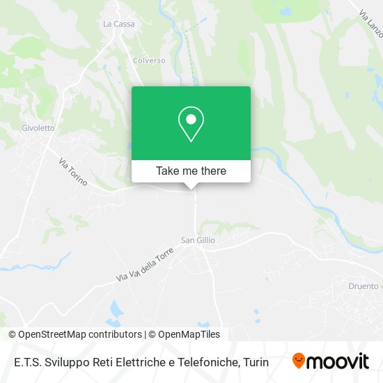 E.T.S. Sviluppo Reti Elettriche e Telefoniche map