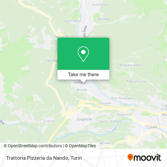 Trattoria Pizzeria da Nando map