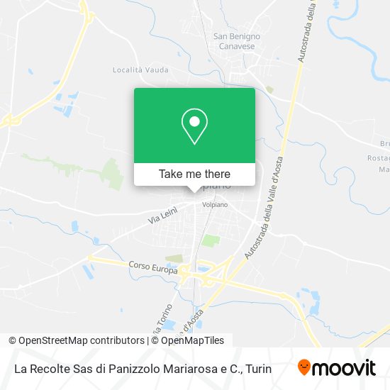 La Recolte Sas di Panizzolo Mariarosa e C. map