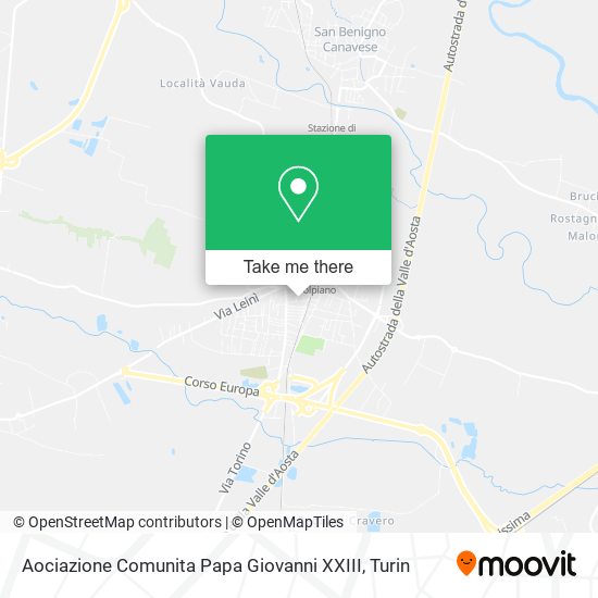 Aociazione Comunita Papa Giovanni XXIII map