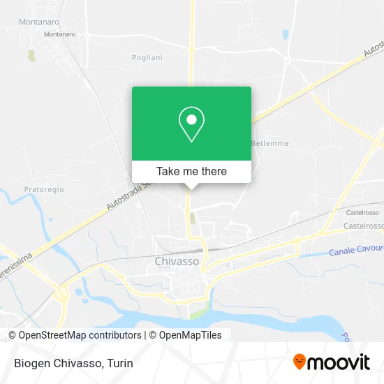 Biogen Chivasso map
