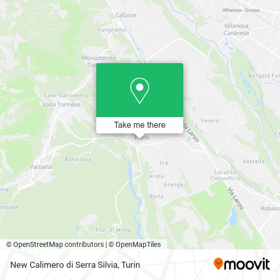 New Calimero di Serra Silvia map