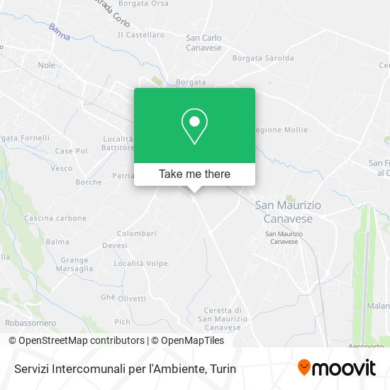 Servizi Intercomunali per l'Ambiente map