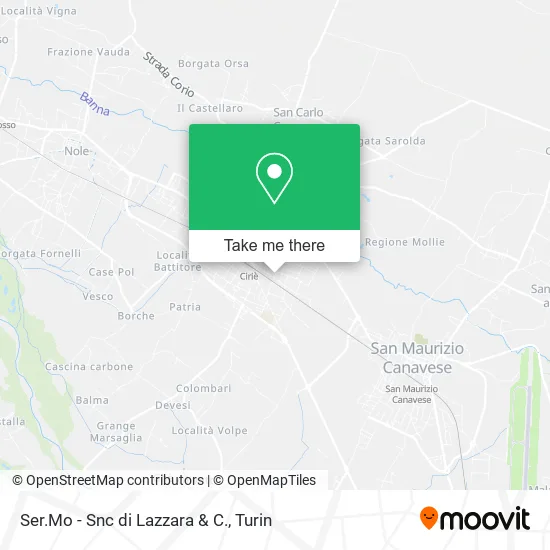 Ser.Mo - Snc di Lazzara & C. map