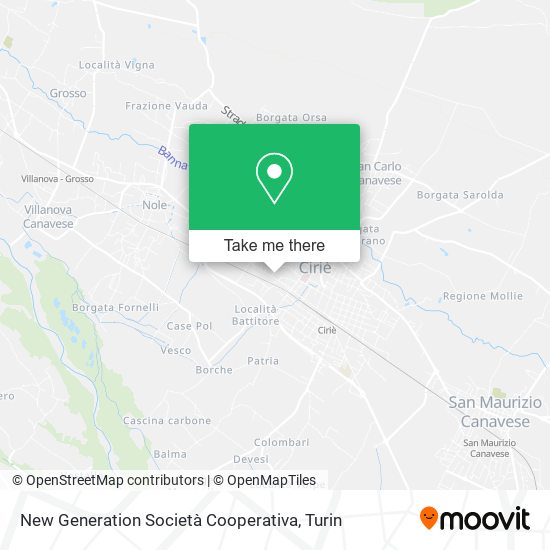 New Generation Società Cooperativa map
