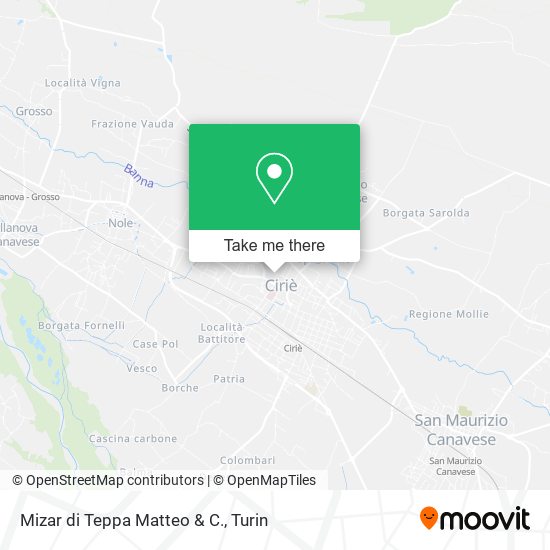 Mizar di Teppa Matteo & C. map