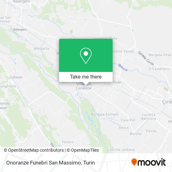 Onoranze Funebri San Massimo map
