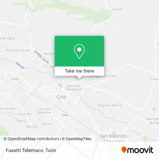 Telemaco Fusetti map