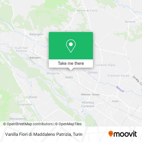 Vanilla Fiori di Maddaleno Patrizia map
