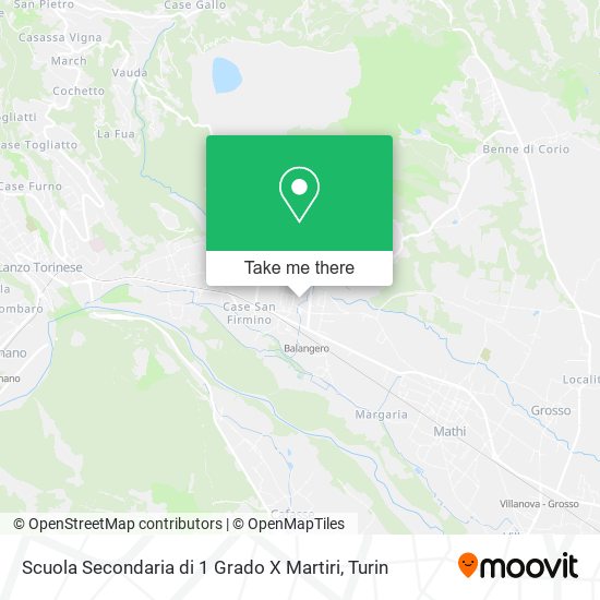 Scuola Secondaria di 1 Grado X Martiri map