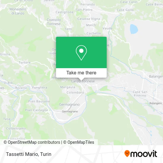 Tassetti Mario map