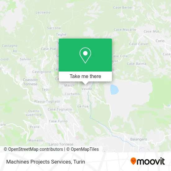 Machines Projects Services map