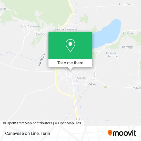 Canavese on Line map