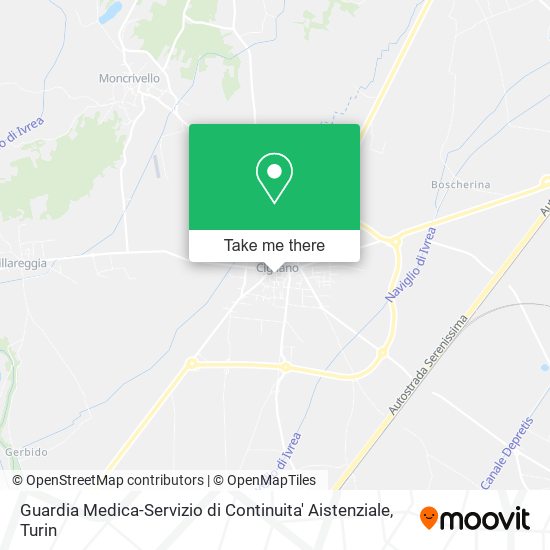 Guardia Medica-Servizio di Continuita' Aistenziale map