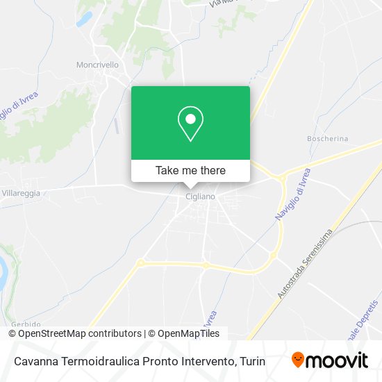 Cavanna Termoidraulica Pronto Intervento map