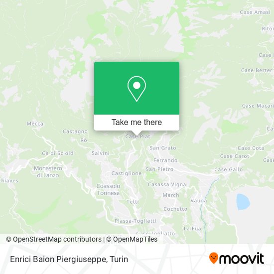 Enrici Baion Piergiuseppe map