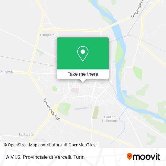 A.V.I.S. Provinciale di Vercelli map