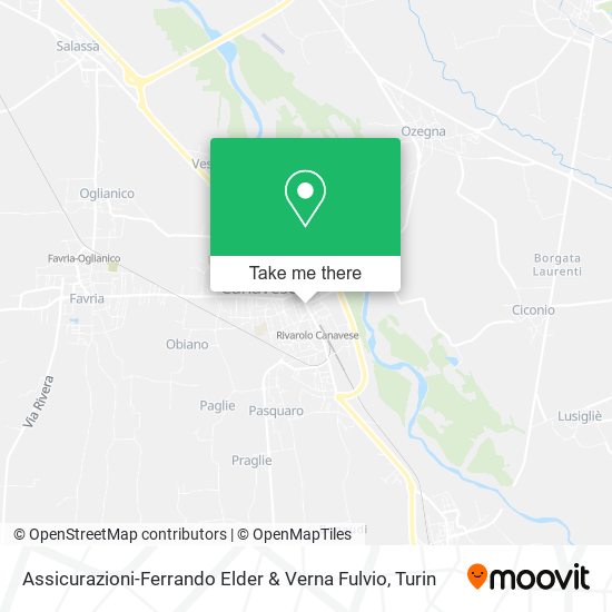 Assicurazioni-Ferrando Elder & Verna Fulvio map