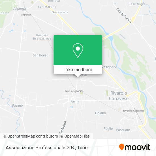Associazione Professionale G.B. map