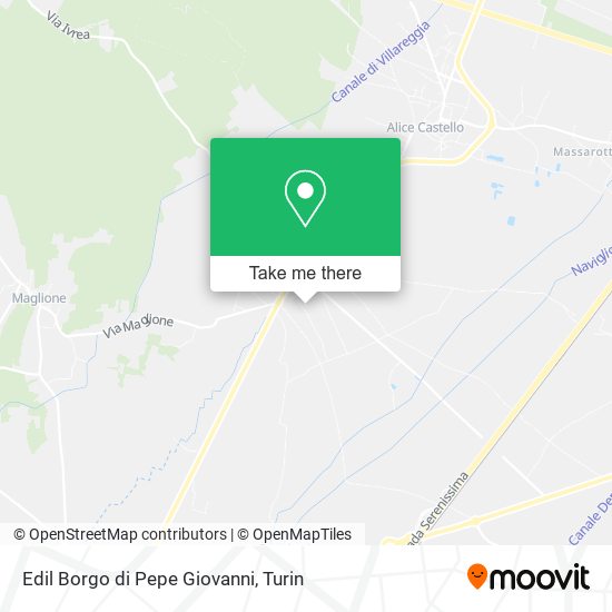 Edil Borgo di Pepe Giovanni map