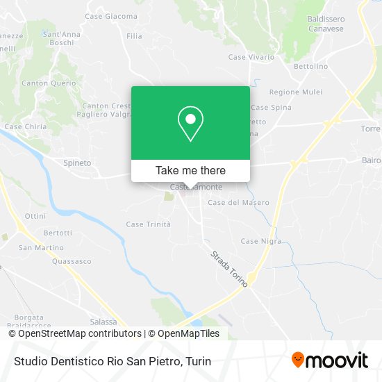 Studio Dentistico Rio San Pietro map