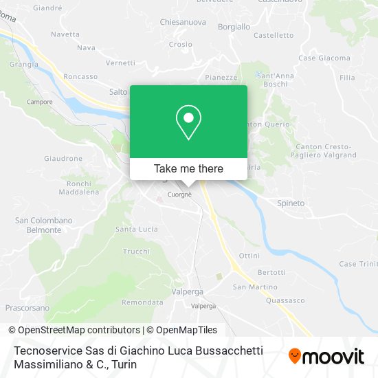 Tecnoservice Sas di Giachino Luca Bussacchetti Massimiliano & C. map