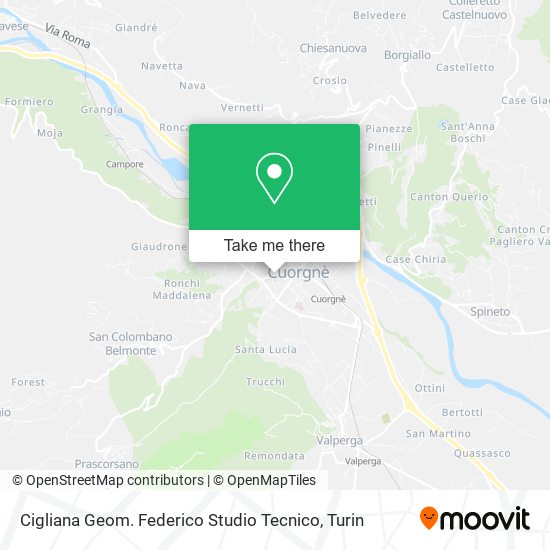 Cigliana Geom. Federico Studio Tecnico map