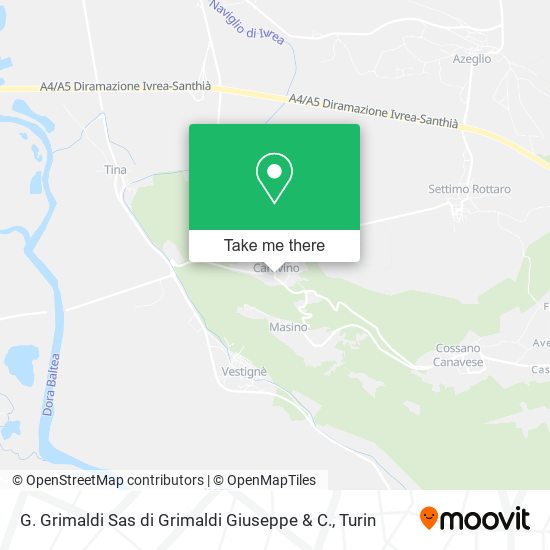 G. Grimaldi Sas di Grimaldi Giuseppe & C. map