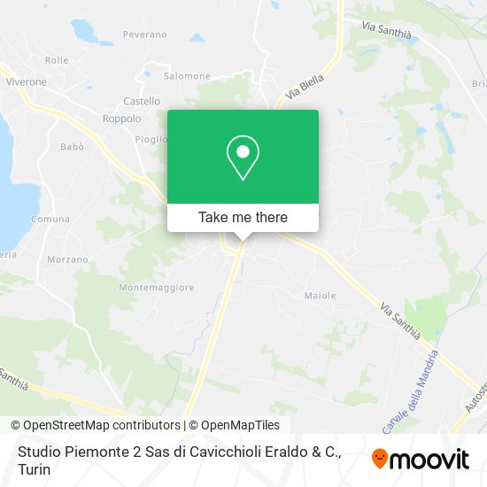 Studio Piemonte 2 Sas di Cavicchioli Eraldo & C. map