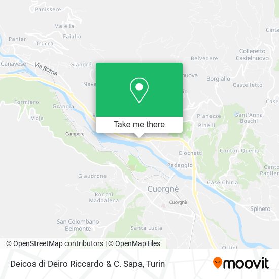 Deicos di Deiro Riccardo & C. Sapa map