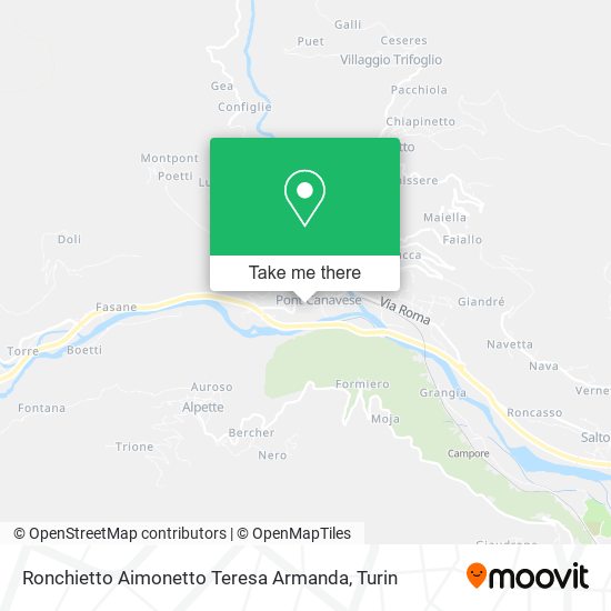 Ronchietto Aimonetto Teresa Armanda map