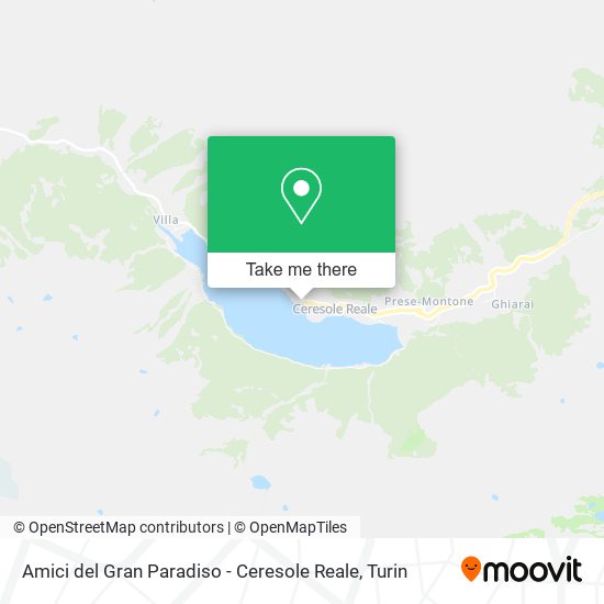 Amici del Gran Paradiso - Ceresole Reale map