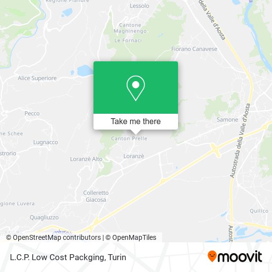 L.C.P. Low Cost Packging map