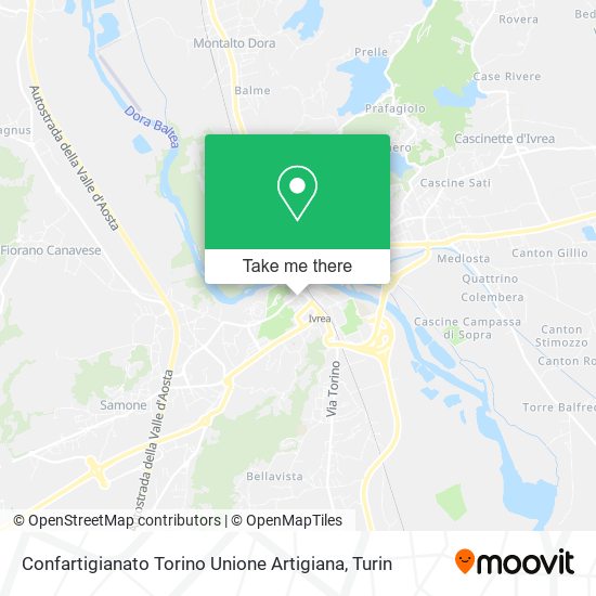 Confartigianato Torino Unione Artigiana map