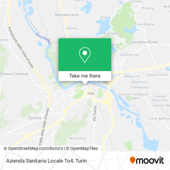 Azienda Sanitaria Locale To4 map